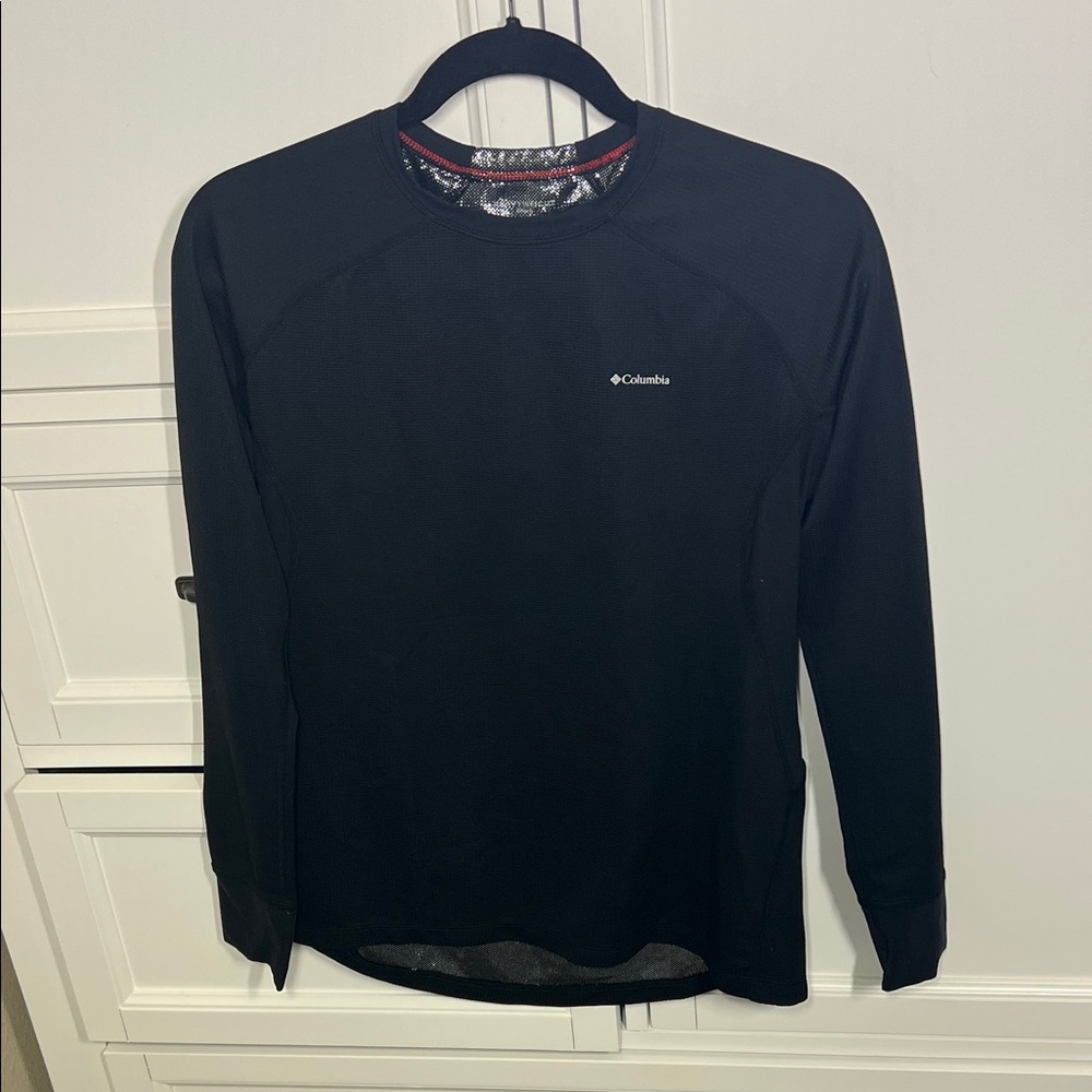 Columbia Black Crew Neck Long Sleeve Top